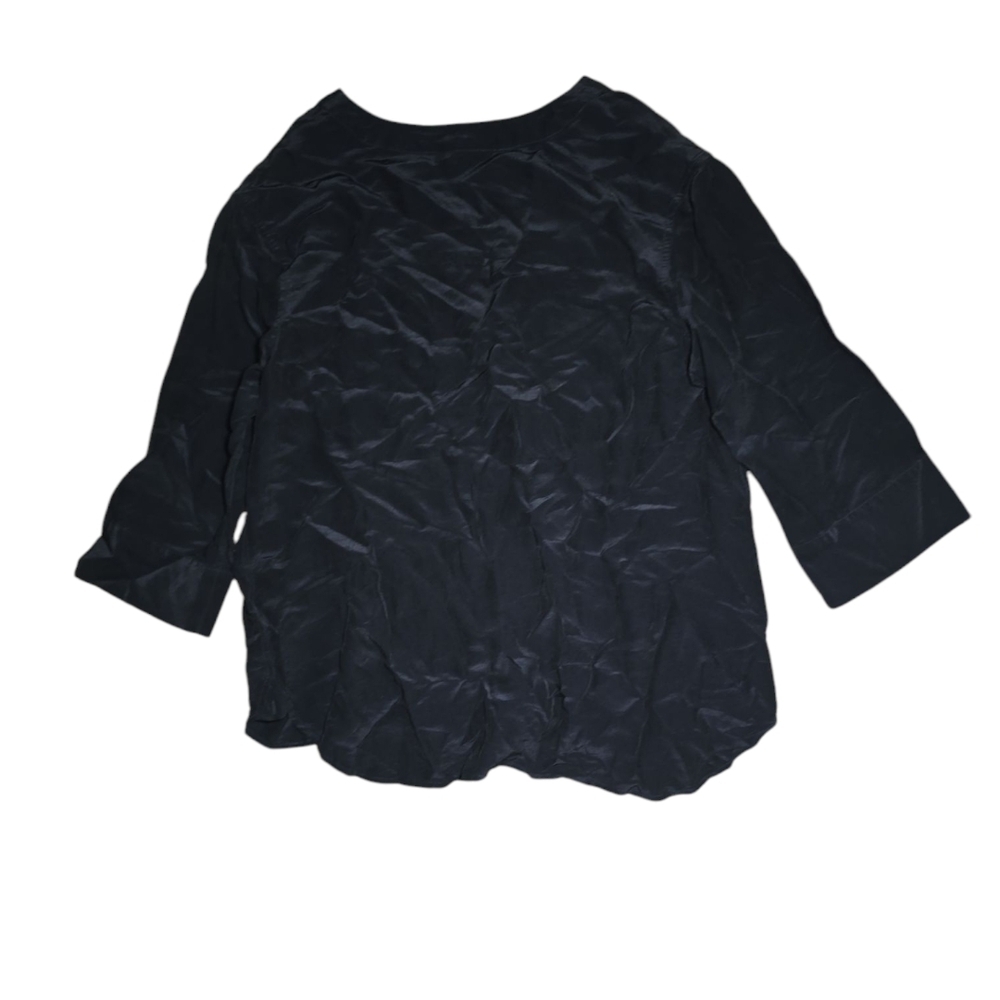 All Saints Relaxed High Low Blouse With 3/4 Sleeve - Picture 4 of 4